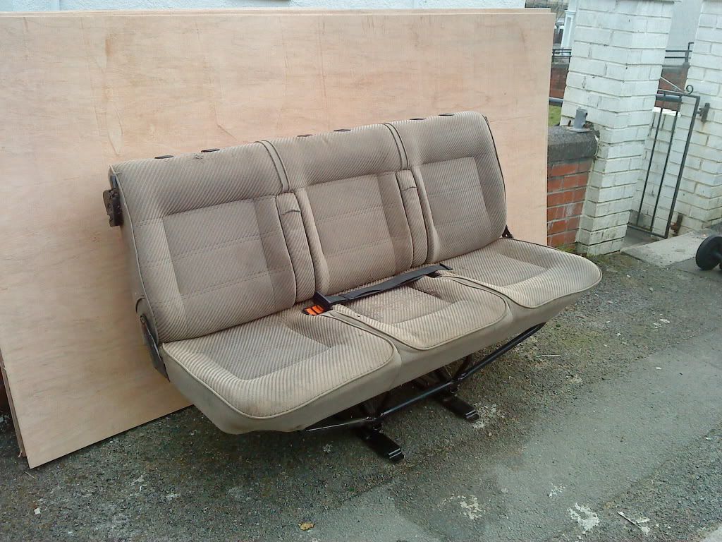 T4 bits and Rear Bench Seat with Seat Belts (2 x 3 point) VW T4 Forum