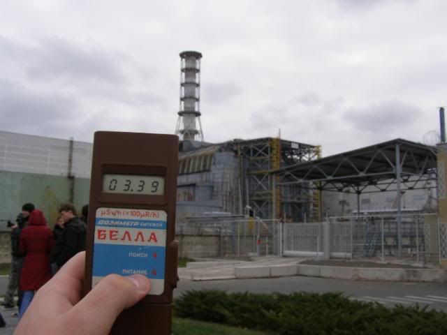 The level of radiation near Chernobyl Nuclear Power Station Pictures, Images and Photos