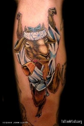 goat-with-white-coat-color-ink-tattoo_zp