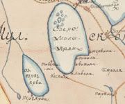 Фрагмент карты Выборгского уезда 1802 года