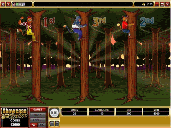 If you go down to the woods today you're sure of a big surprise - some burly, tree-felling felines hard at work in our new treble featured, 5 reel twenty payline video slot LUMBER CATS.