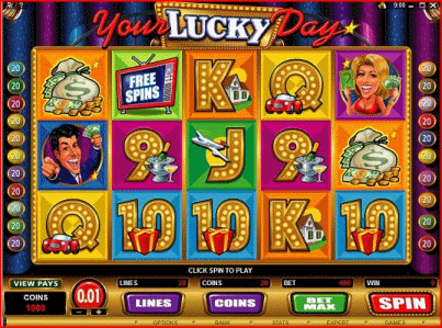 Play the new Your Lucky Day slot machine at Royal Joker Casino!