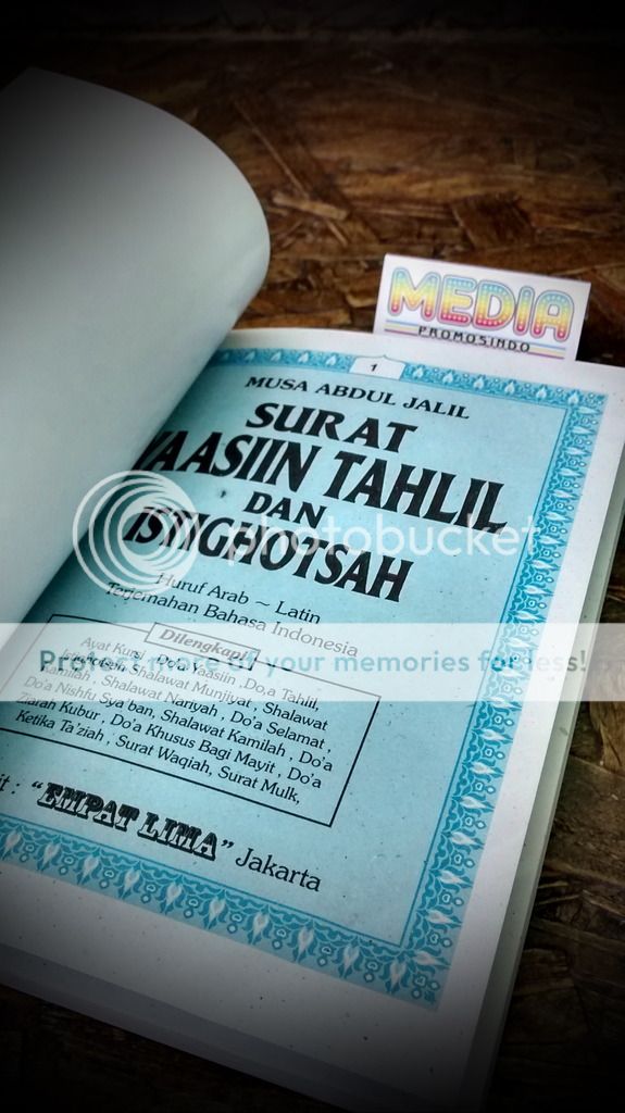 Cetak Buku Yasin, Cetak Buku Yasin Murah, Cetak Buku Yasin Full Colour