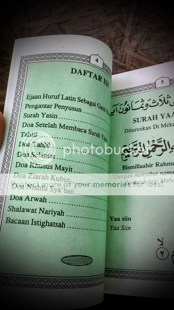 Cetak Buku Yasin, Cetak Buku Yasin Murah, Cetak Buku Yasin Full Colour