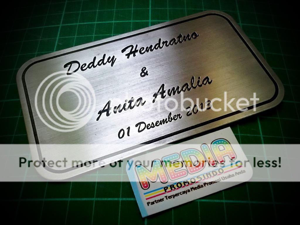 Plat Etching, Name Plate, Plat Nama, Plat Gravir